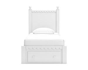 Mollviney Twin Panel Storage Bed