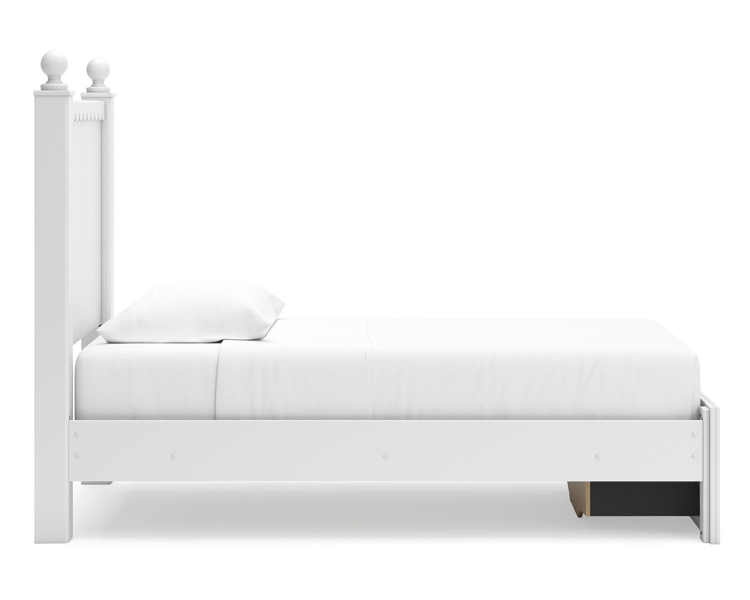 Mollviney Twin Panel Storage Bed