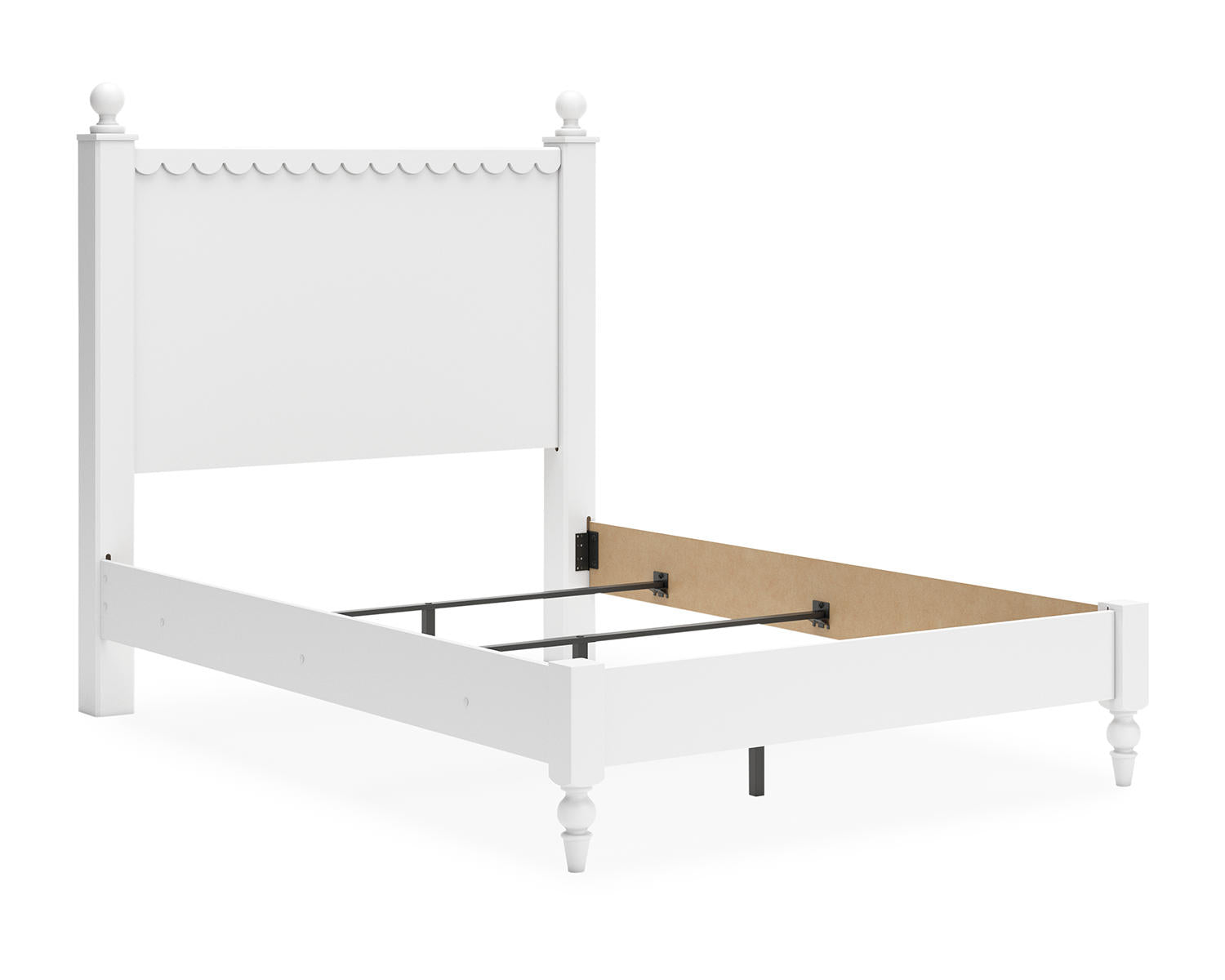 Mollviney Full Panel Bed, Dresser and Mirror