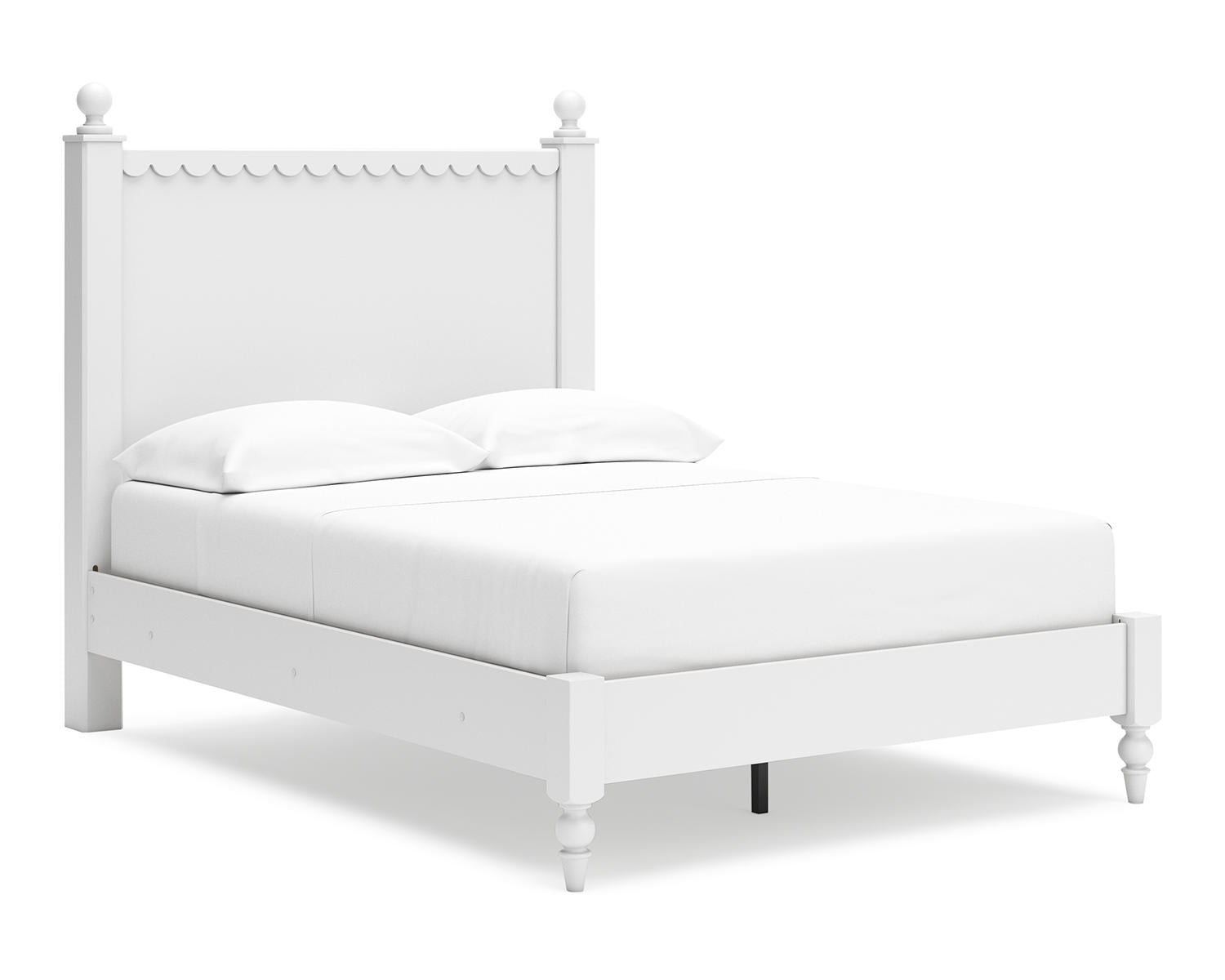 Mollviney Full Panel Bed, Dresser and Mirror