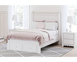 Mollviney Full Panel Storage Bed