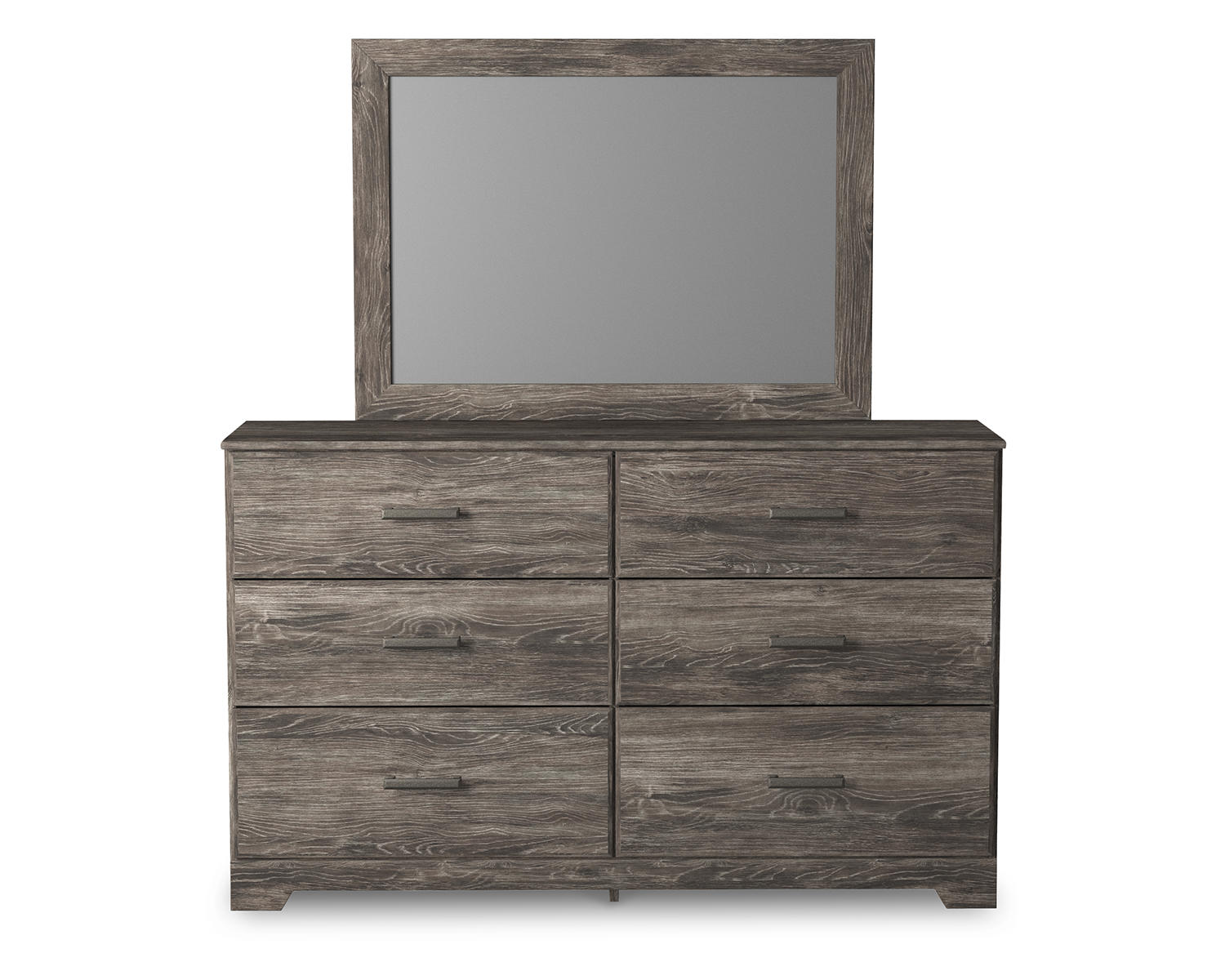 Ralinksi Twin Panel Bed, Dresser and Mirror