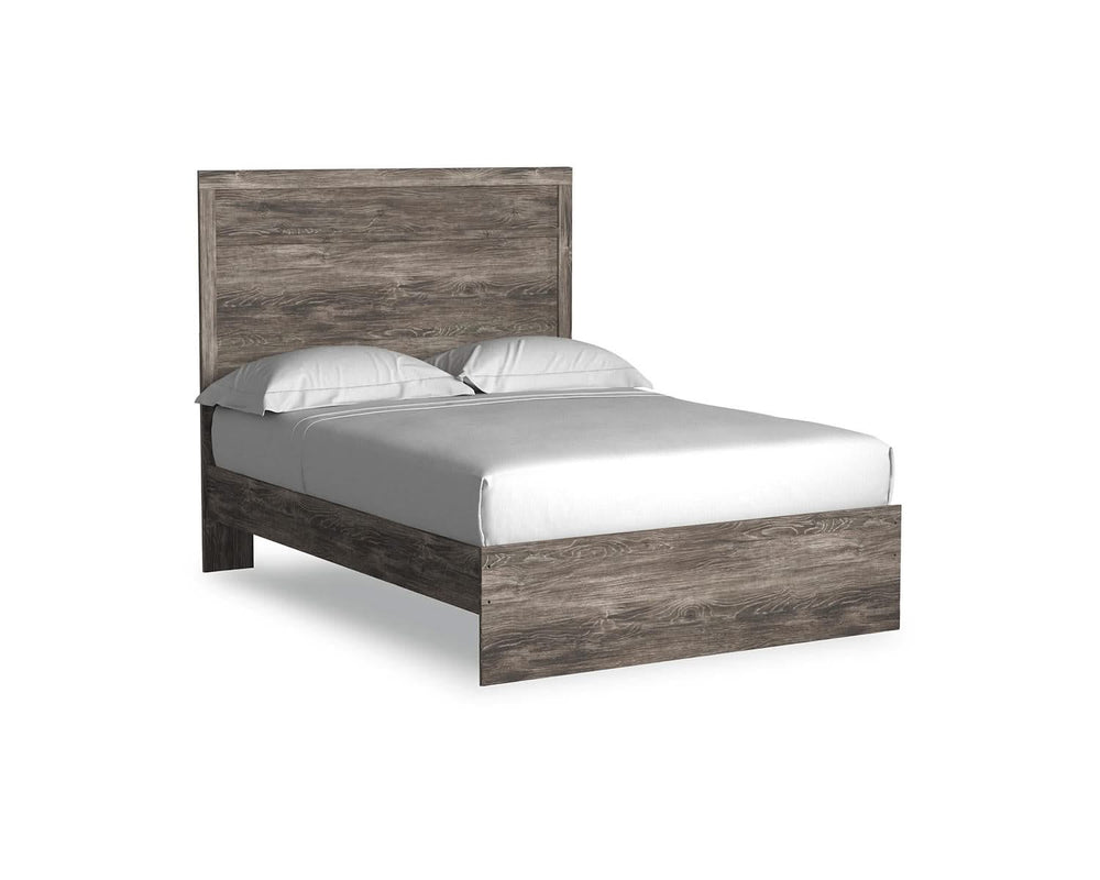 Cama Ralinksi con paneles completos, tocador y espejo