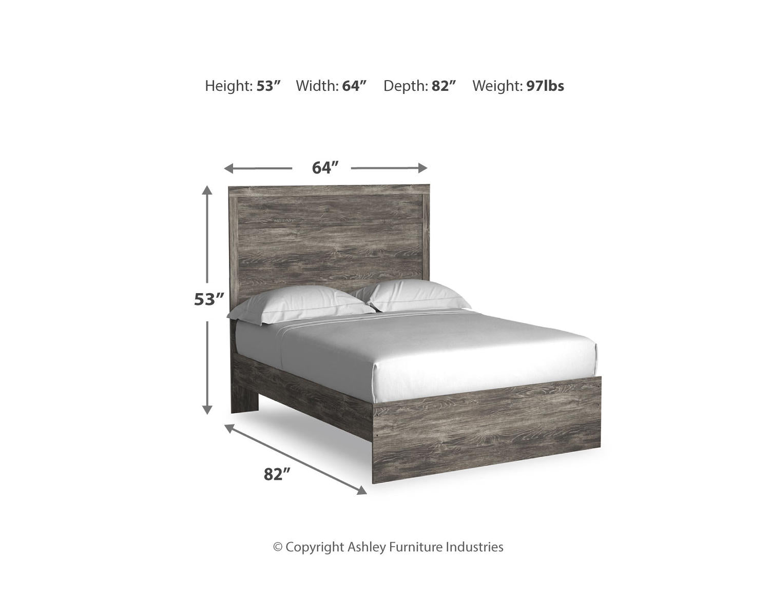 Ralinksi Queen Panel Bed, Dresser and Mirror