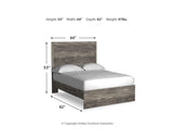 Ralinksi Queen Panel Bed, Dresser and Mirror