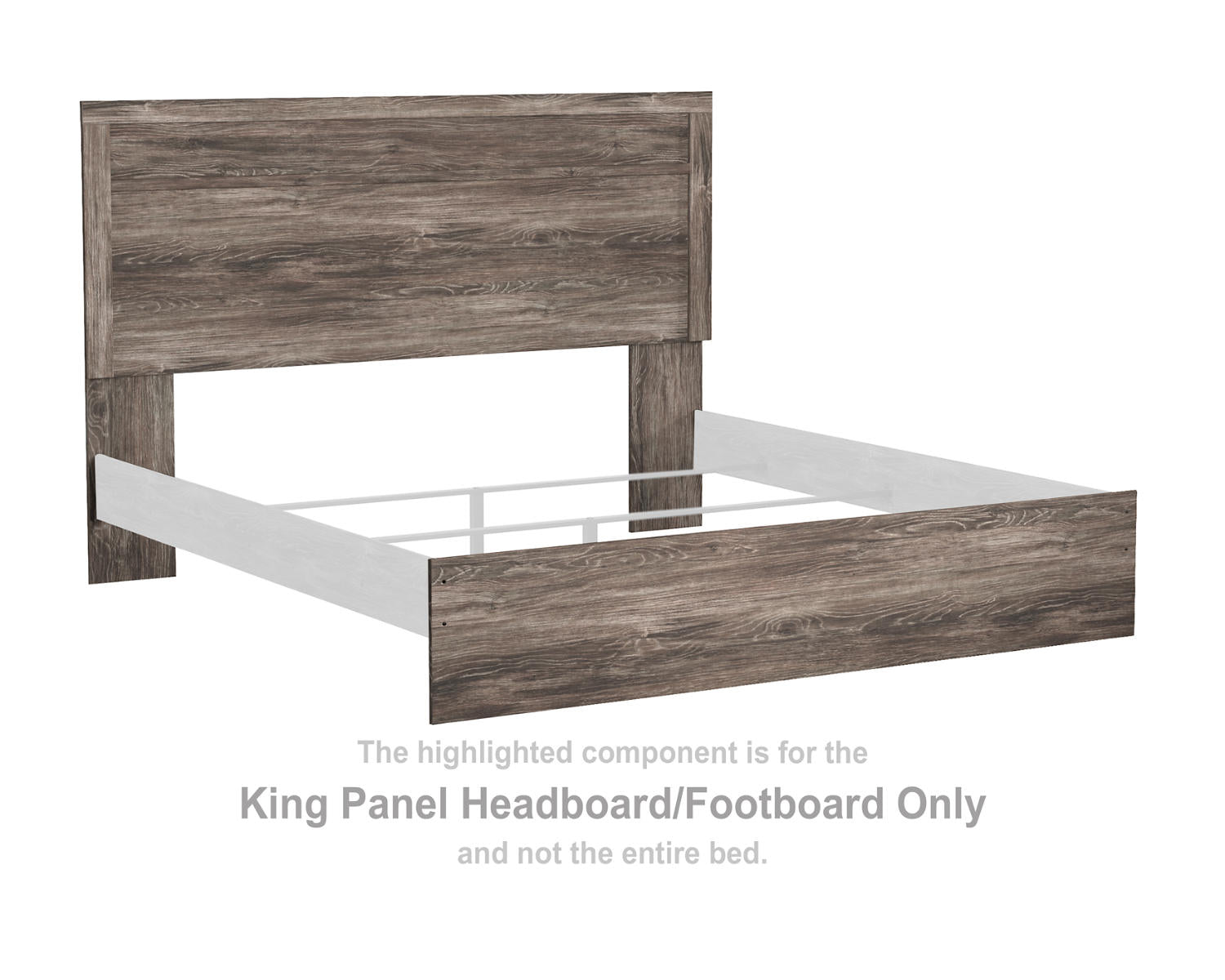 Ralinksi King Panel Headboard/Footboard