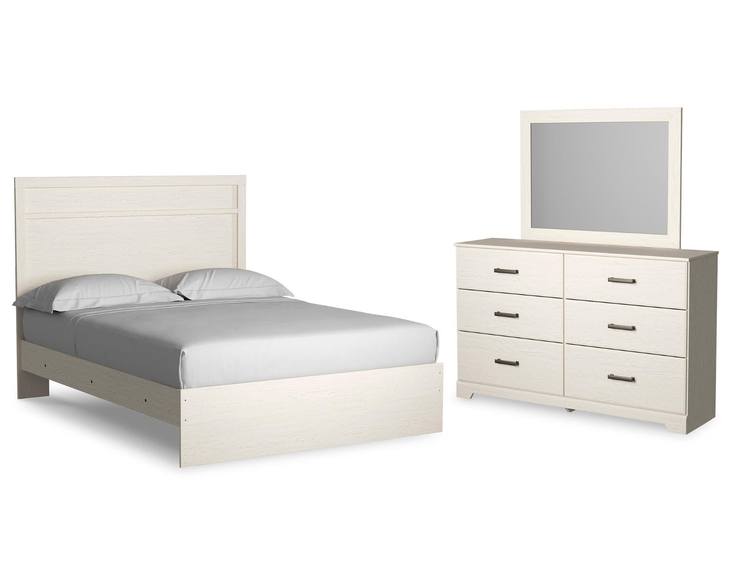 Stelsie Queen Panel Bed, Dresser and Mirror