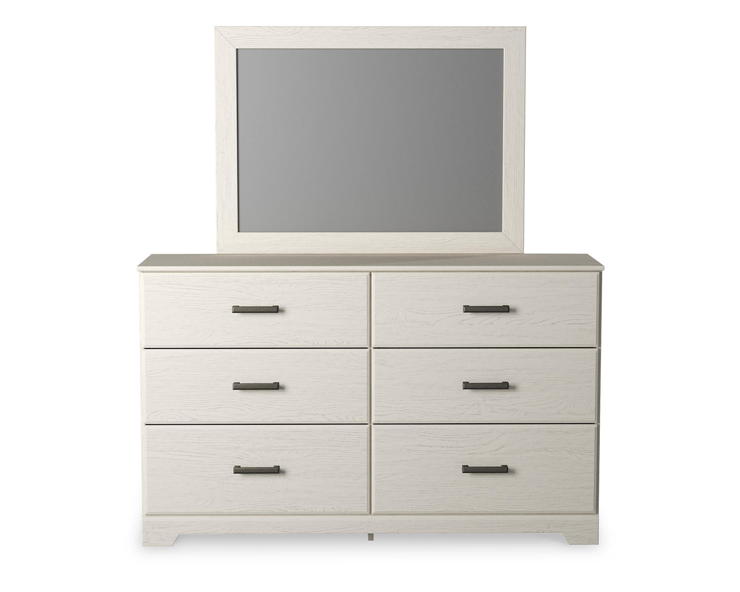 Stelsie King Panel Bed with Dresser, Mirror and Nightstand