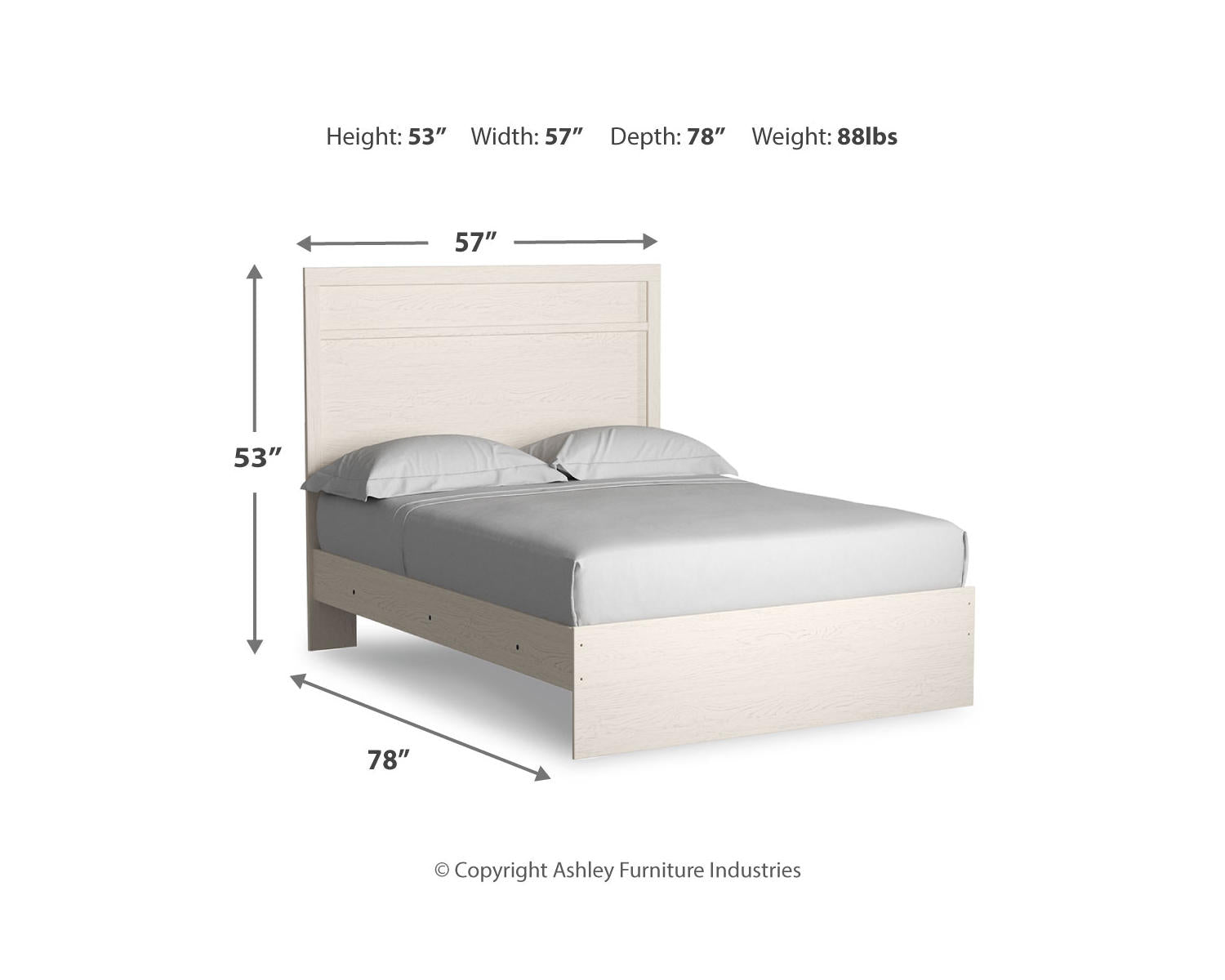 Stelsie Full Panel Bed, Dresser, Mirror and Nightstand