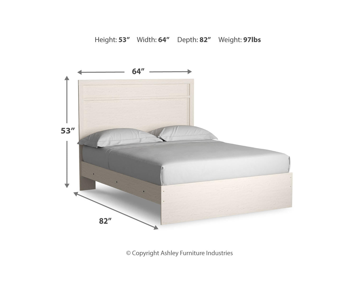 Stelsie Queen Panel Bed, Dresser and Mirror