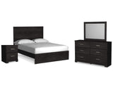 Belachime Queen Panel Bed, Dresser, Mirror, and Nightstand