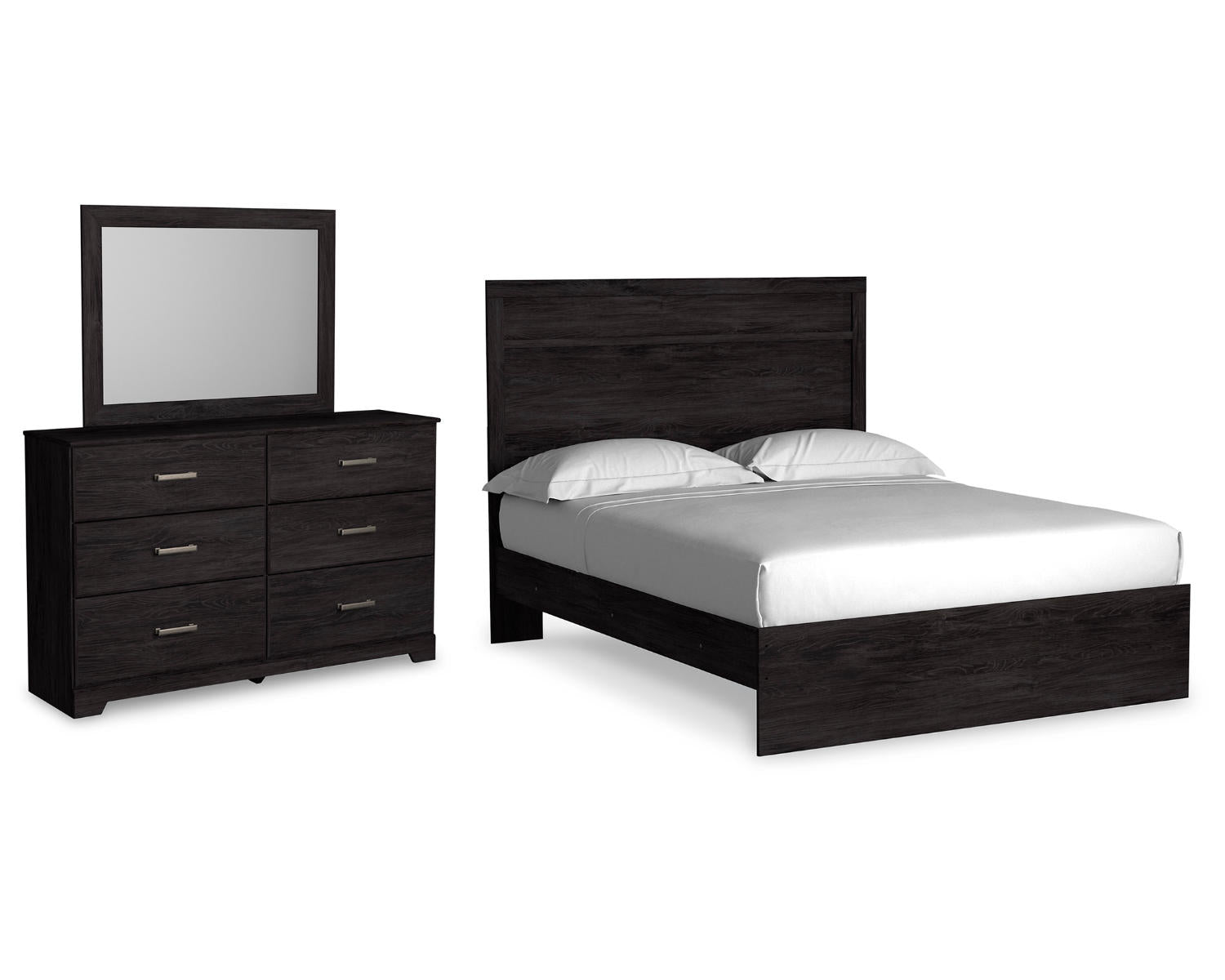 Belachime Queen Panel Bed, Dresser and Mirror