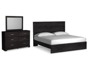 Belachime King Panel Bed, Dresser and Mirror