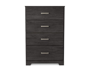 Belachime King Panel Bed, Dresser, Chest and 2 Nightstands