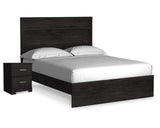 Belachime Queen Panel Bed and Nightstand