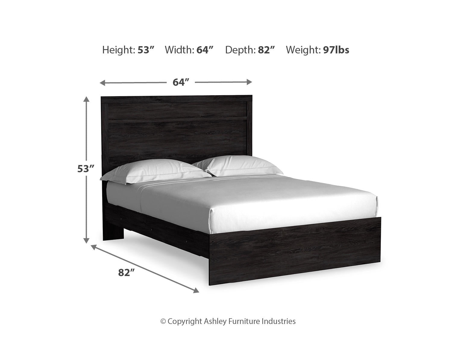 Belachime Queen Panel Bed, Dresser and Mirror