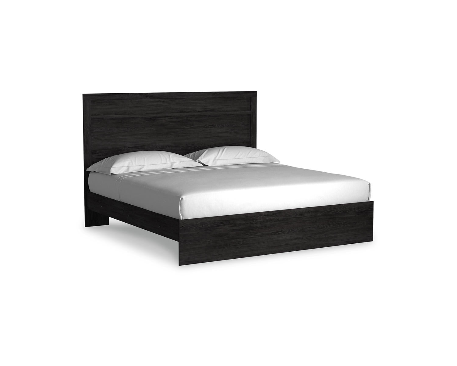 Belachime King Panel Bed and Nightstand