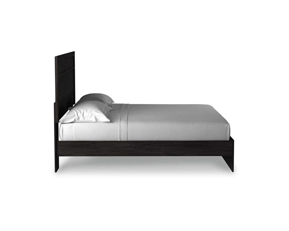 Belachime King Panel Bed, Dresser, Mirror, and Nightstand