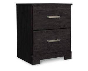 Belachime King Panel Bed and Nightstand