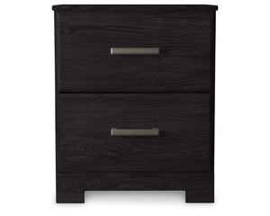 Belachime Queen Panel Bed and Nightstand
