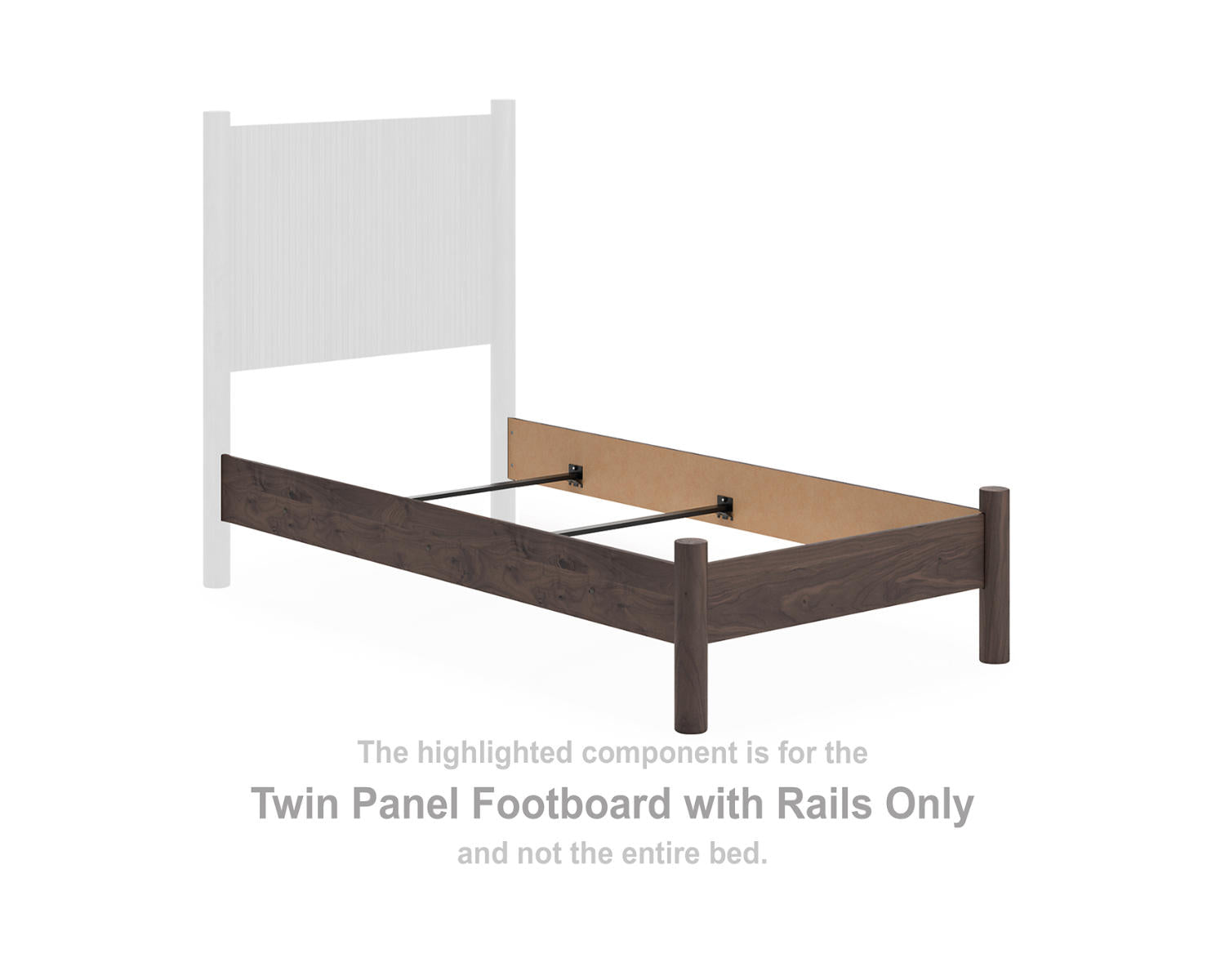 Pamytta Twin Panel Footboard with Rails