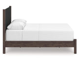 Cama Queen con paneles tapizados Pamytta