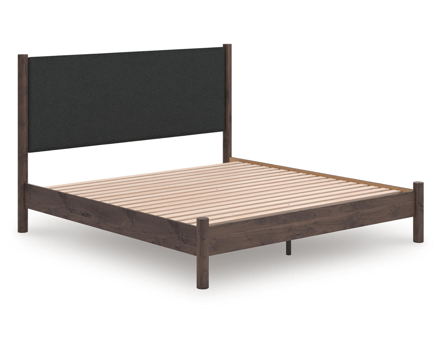 Pamytta King Upholstered Panel Platform Bed