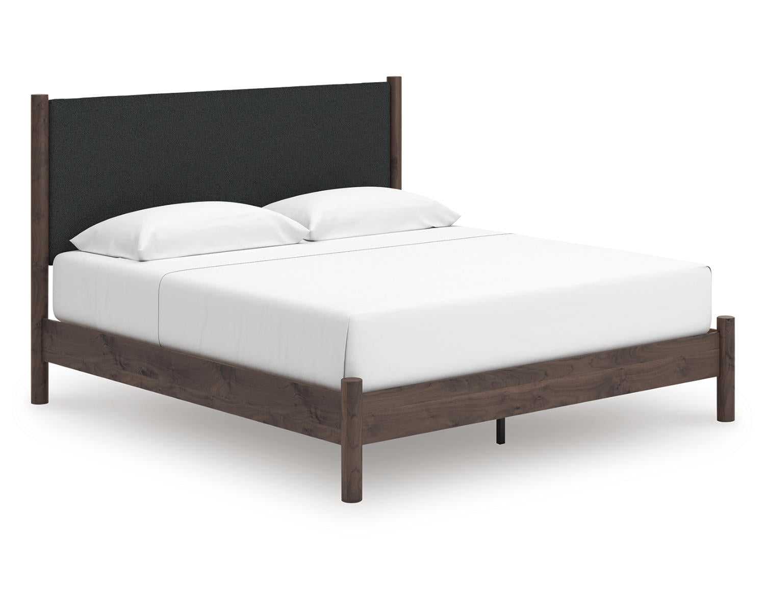 Pamytta King Upholstered Panel Platform Bed