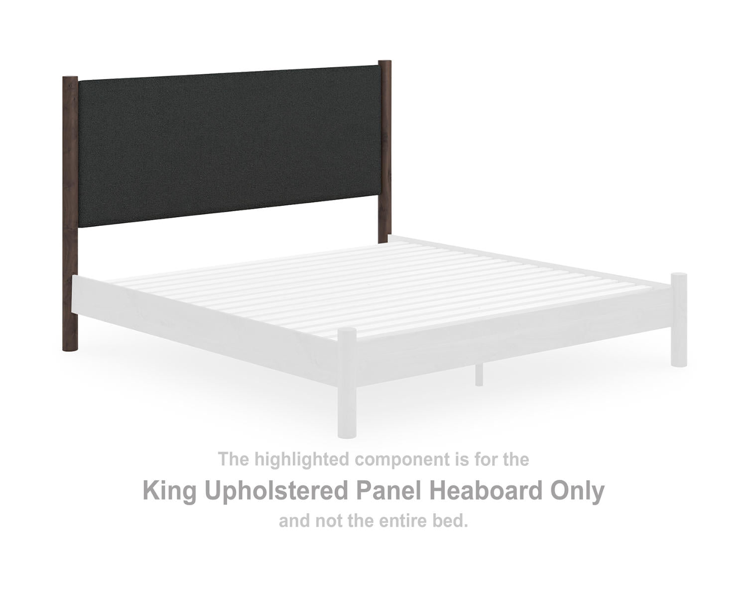 Pamytta King Upholstered Panel Headboard