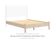 Cadmori Queen Panel Footboard with Rails
