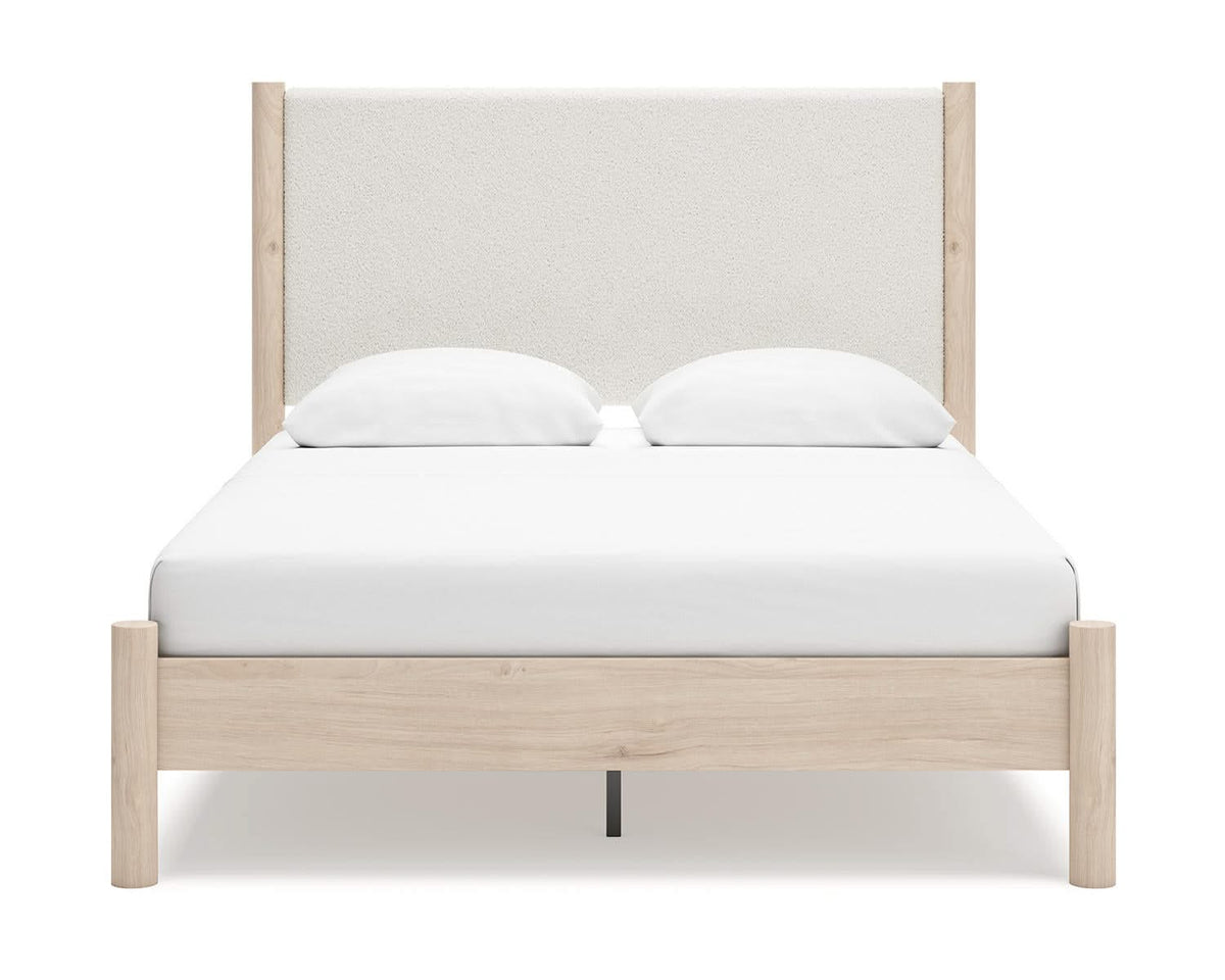 Cadmori Queen Upholstered Panel Bed