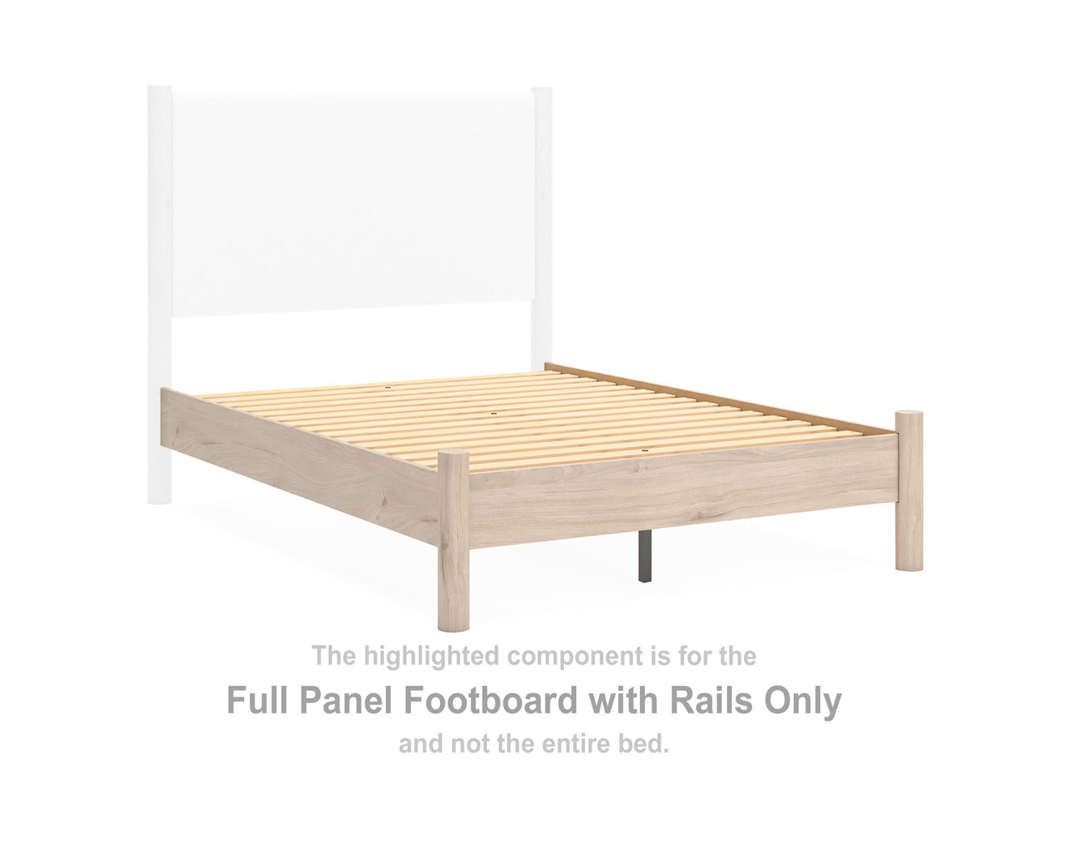 Cadmori Full Panel Footboard with Rails