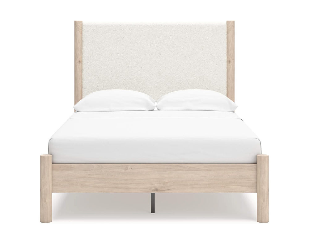Cadmori Full Upholstered Panel Bed