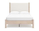 Cadmori Full Upholstered Panel Bed