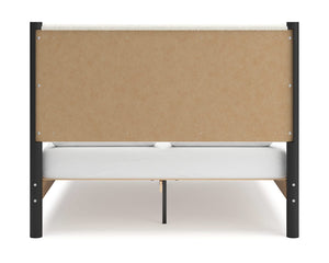 Cama Cadmori Queen con paneles tapizados