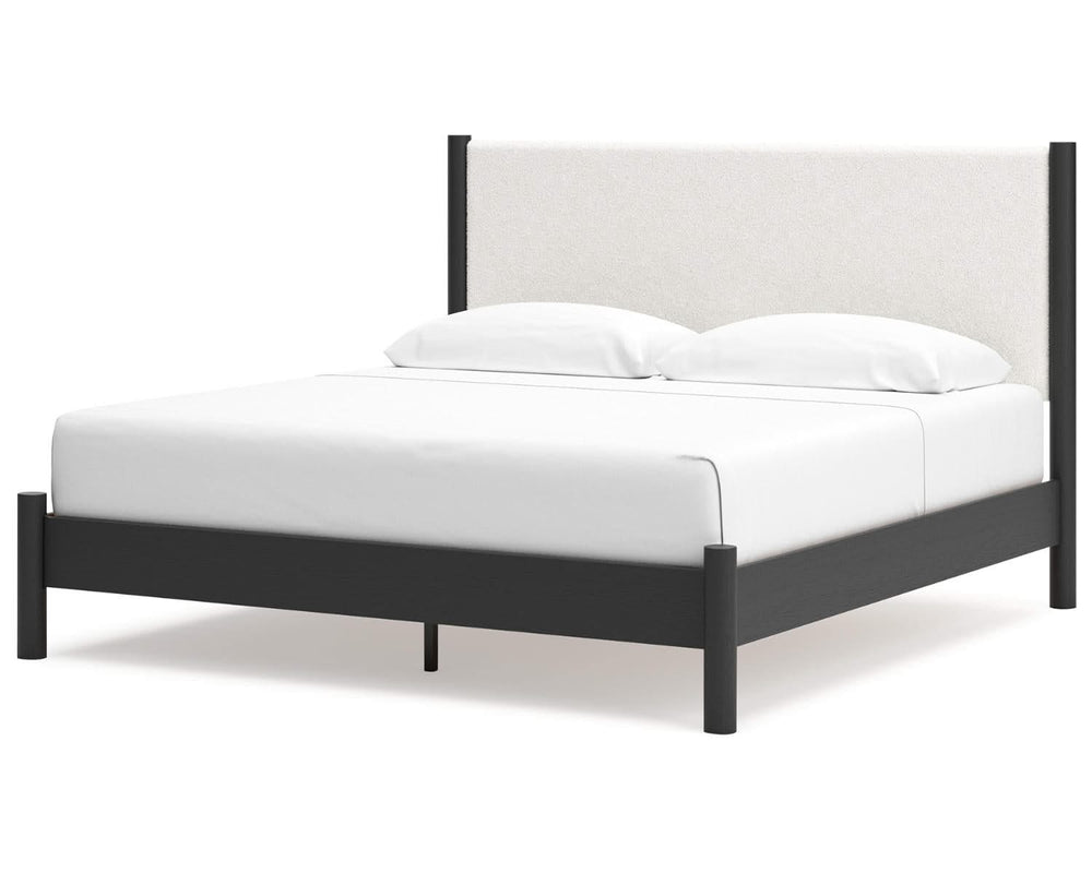 Cadmori King Upholstered Panel Bed