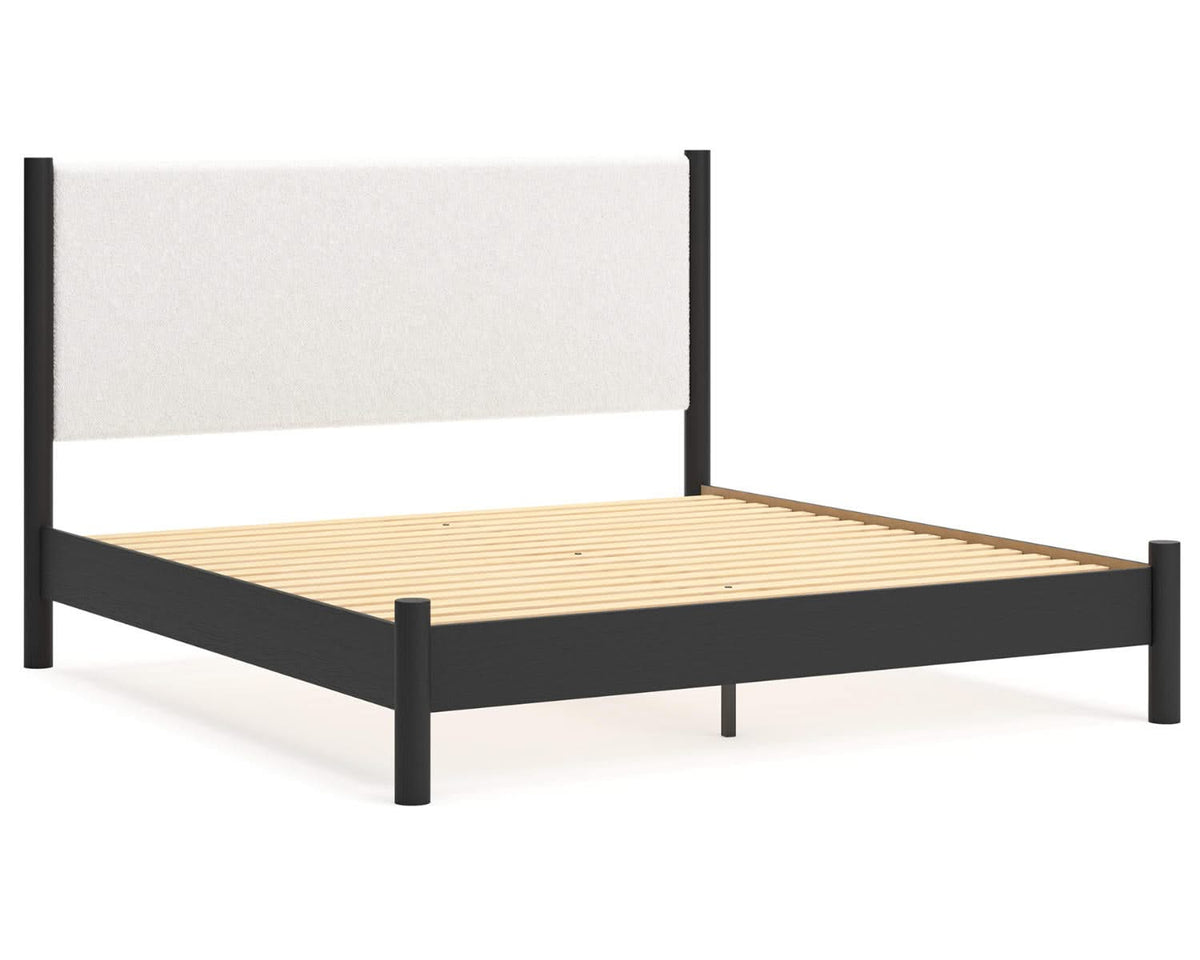 Cadmori King Upholstered Panel Bed