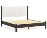 Cadmori King Upholstered Panel Bed