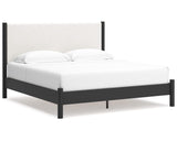 Cadmori King Upholstered Panel Bed
