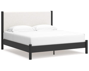 Cadmori King Upholstered Panel Bed