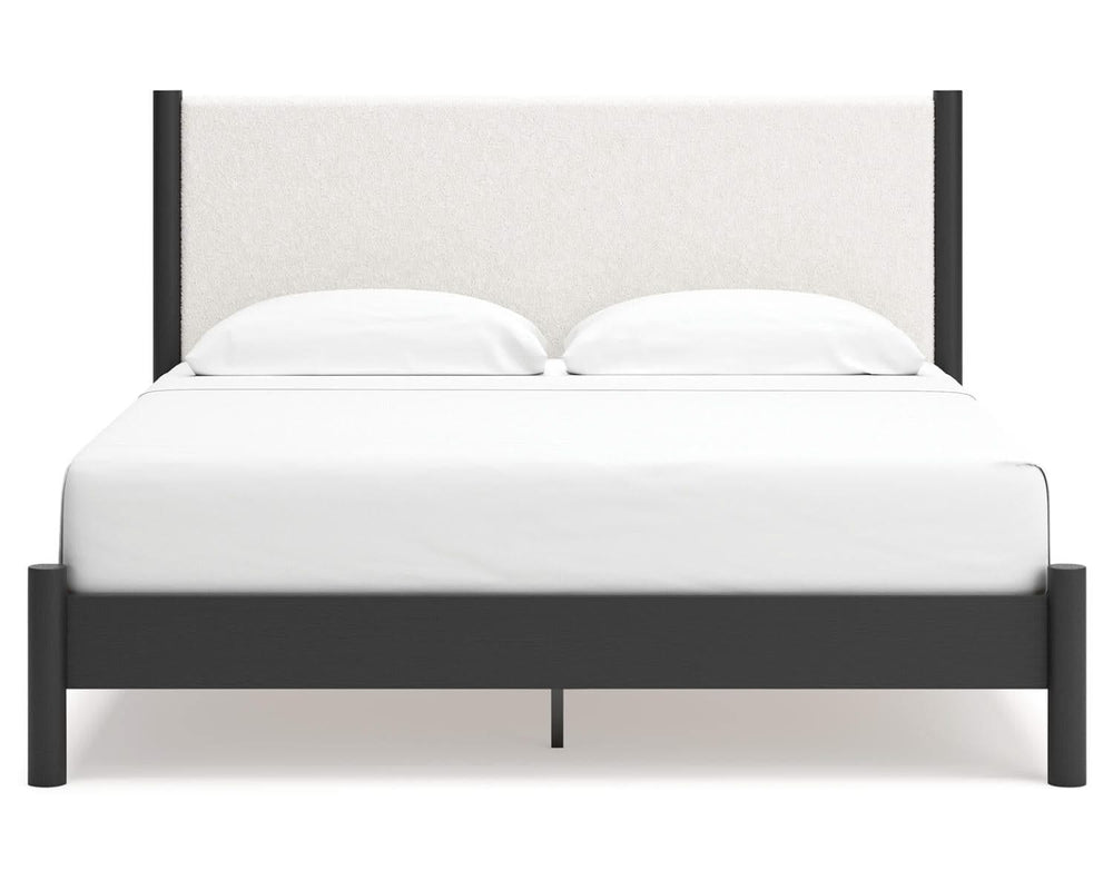 Cadmori King Upholstered Panel Bed