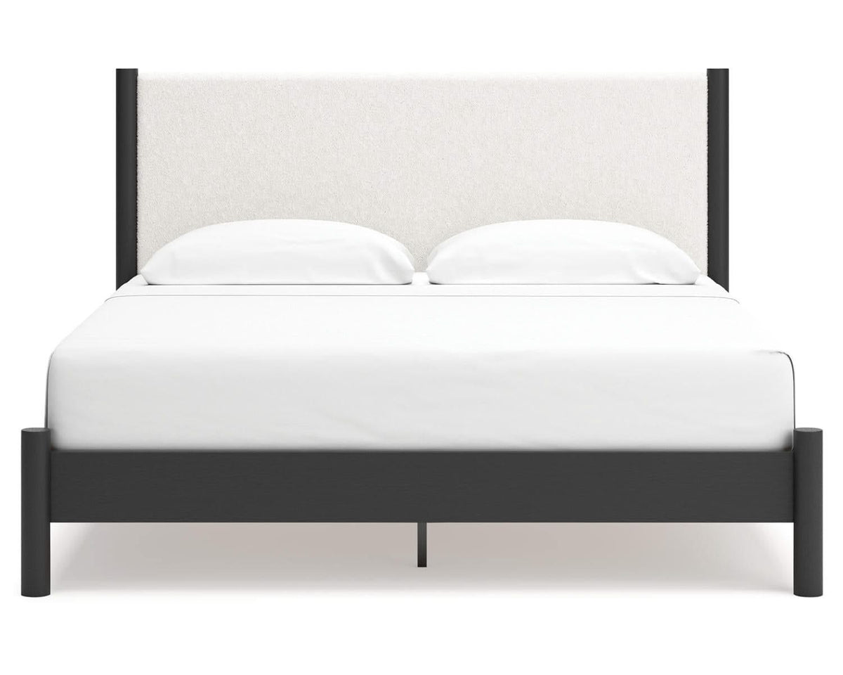 Cadmori King Upholstered Panel Bed