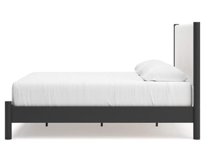 Cadmori King Upholstered Panel Bed