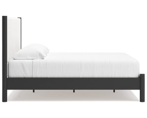 Cadmori King Upholstered Panel Bed