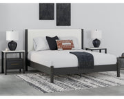 Cadmori King Upholstered Panel Bed