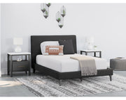 Cadmori Full Upholstered Bed with Roll Slats
