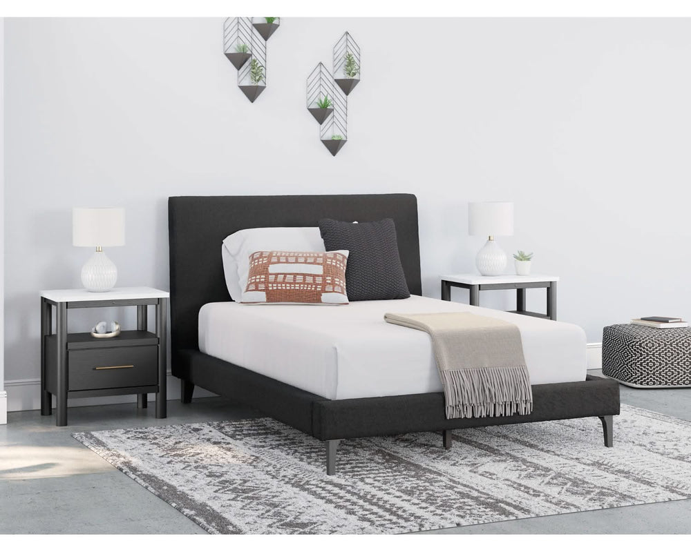 Cama Cadmori tapizada completa con láminas enrollables