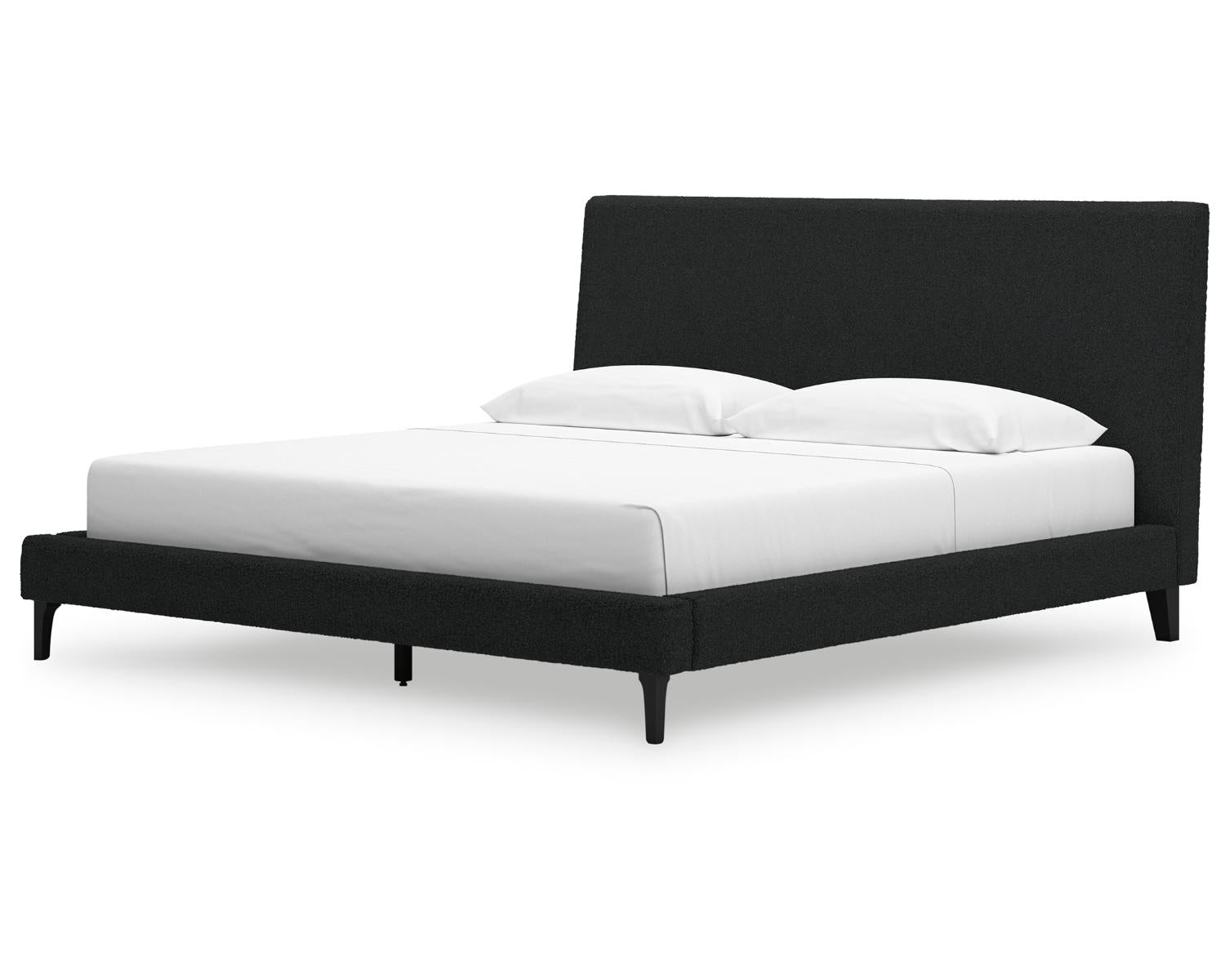 Cadmori King Upholstered Bed with Roll Slats