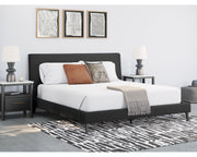 Cadmori King Upholstered Bed with Roll Slats