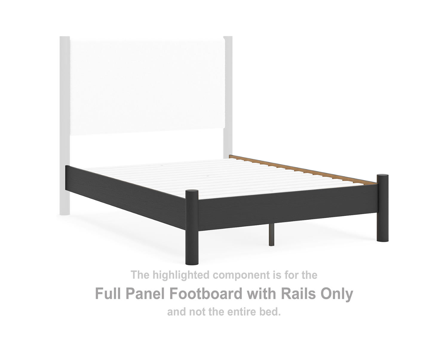 Cadmori Full Panel Footboard with Rails